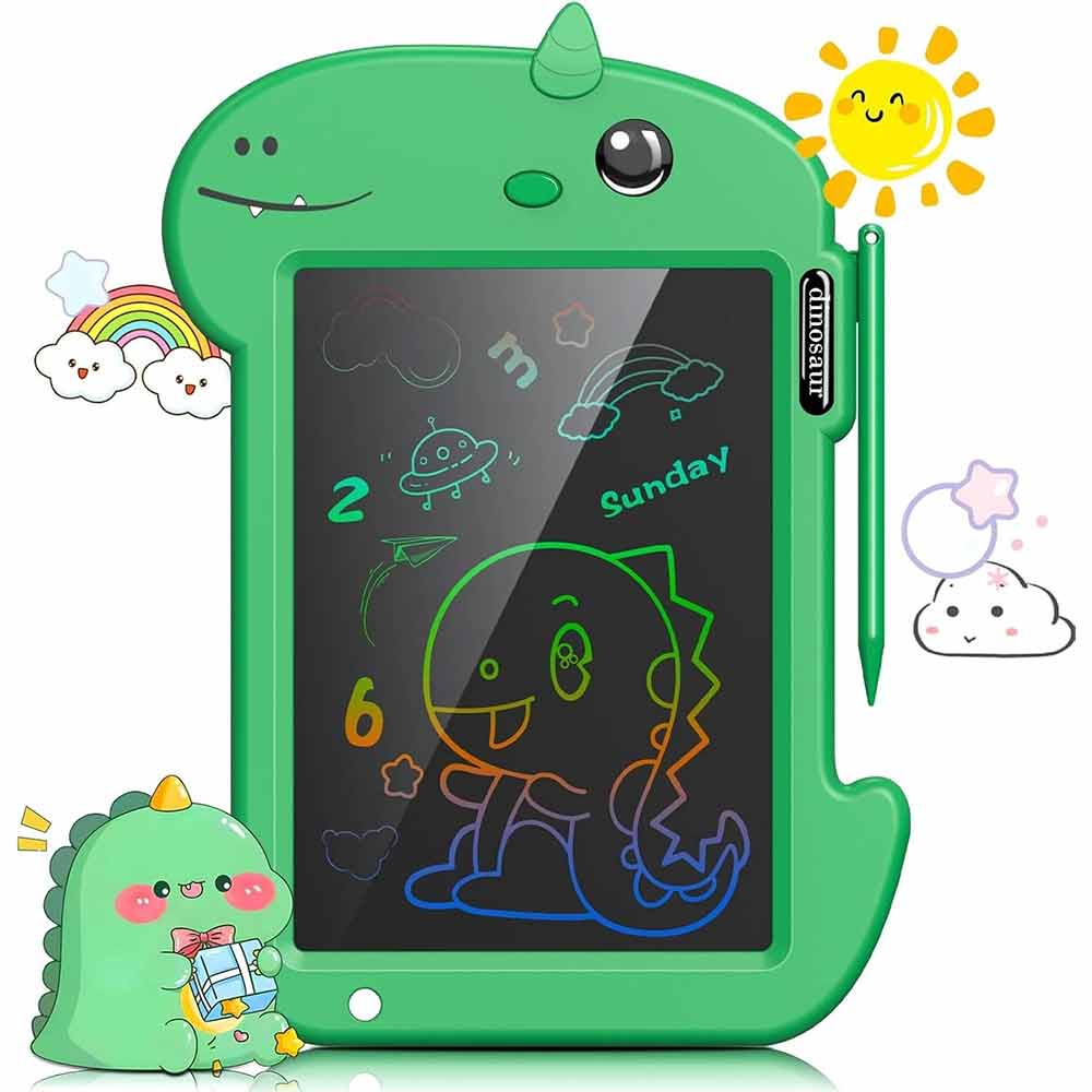 Dinosaur LCD Writing Tablet – 8.8" Drawing Board, Portable for Travel & Learning