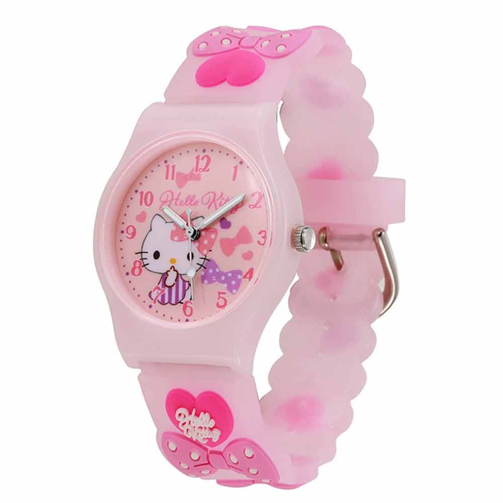 Cartoon Girls Watch – Analog-Digital Display for Little Ones, Fun PVC Strap