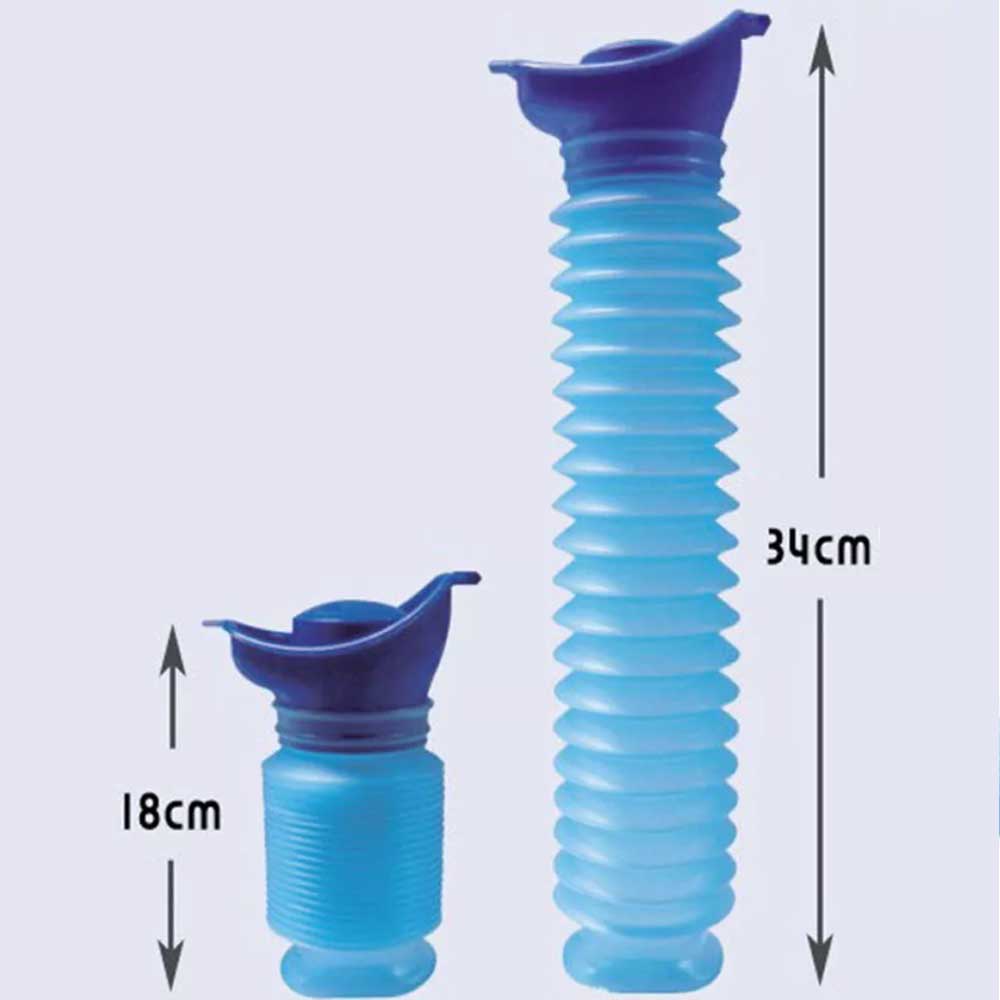Shrinkable Toilet Potty Travel Camping Emergency Kit Portable Urinal Pee Bottle