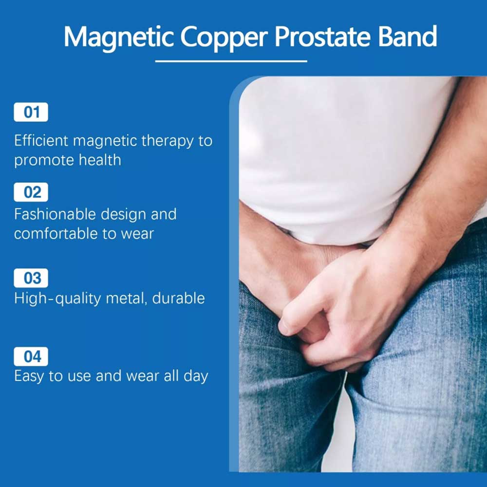 Magnetic Copper Prostate Strap Band Improves Blood Circulation Relieves Prostate