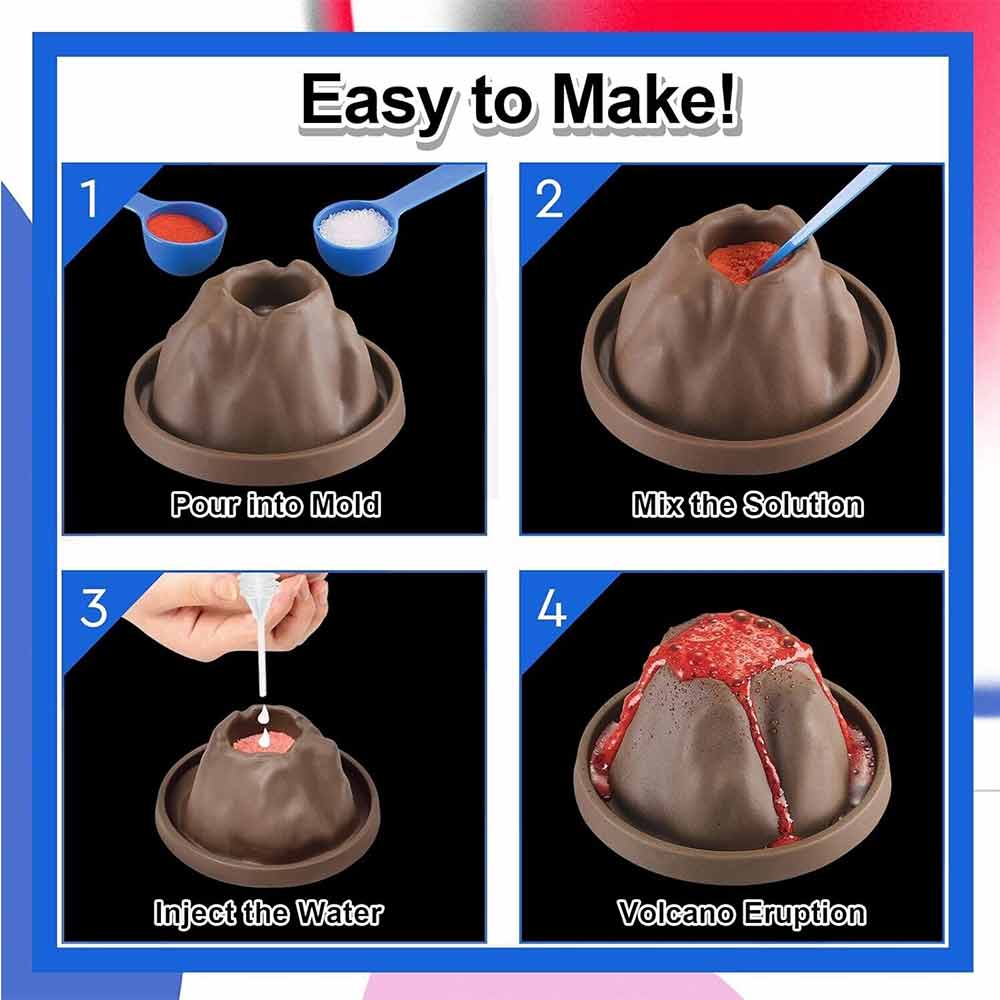 Volcano Science Kit for Kids Ages 6+ STEM Toys Science Experiments Activities