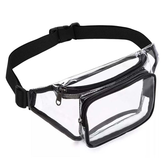 Waterproof Clear Waist Bag – Fanny Pouch for Men & Women, Outdoor Travel Pack, Adjustable