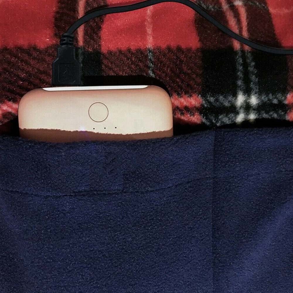 Electric Heated Throw Blanket - Washable Fleece Winter Warming with Timer & Switch