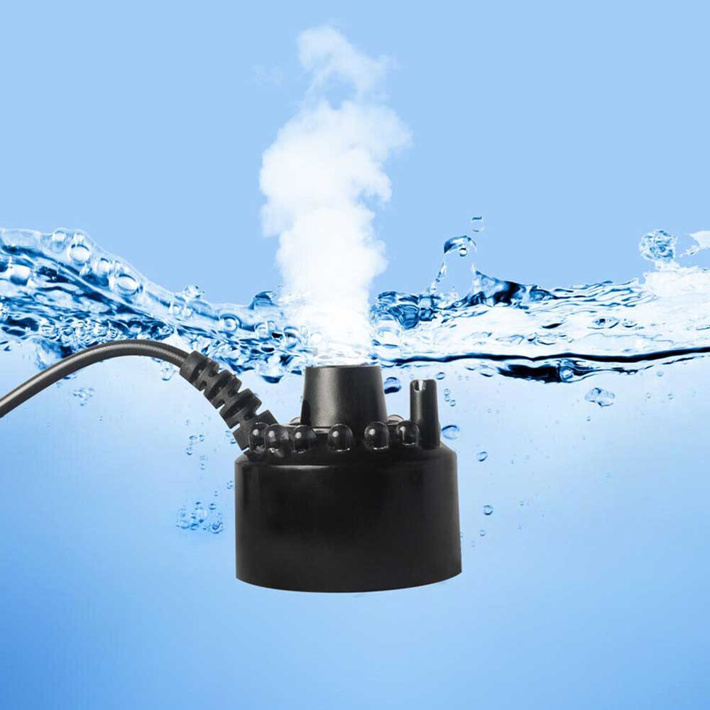 Air Humidifier Ultrasonic Mist Maker Fogger Water Fountain Pond Atomizer 12 LED