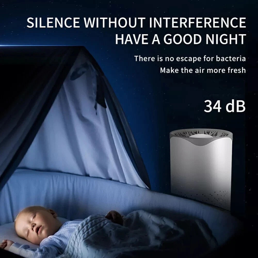 Touch Home Air Purifier for Large Rooms - Medical Grade HEPA, Smoke Odor Pet