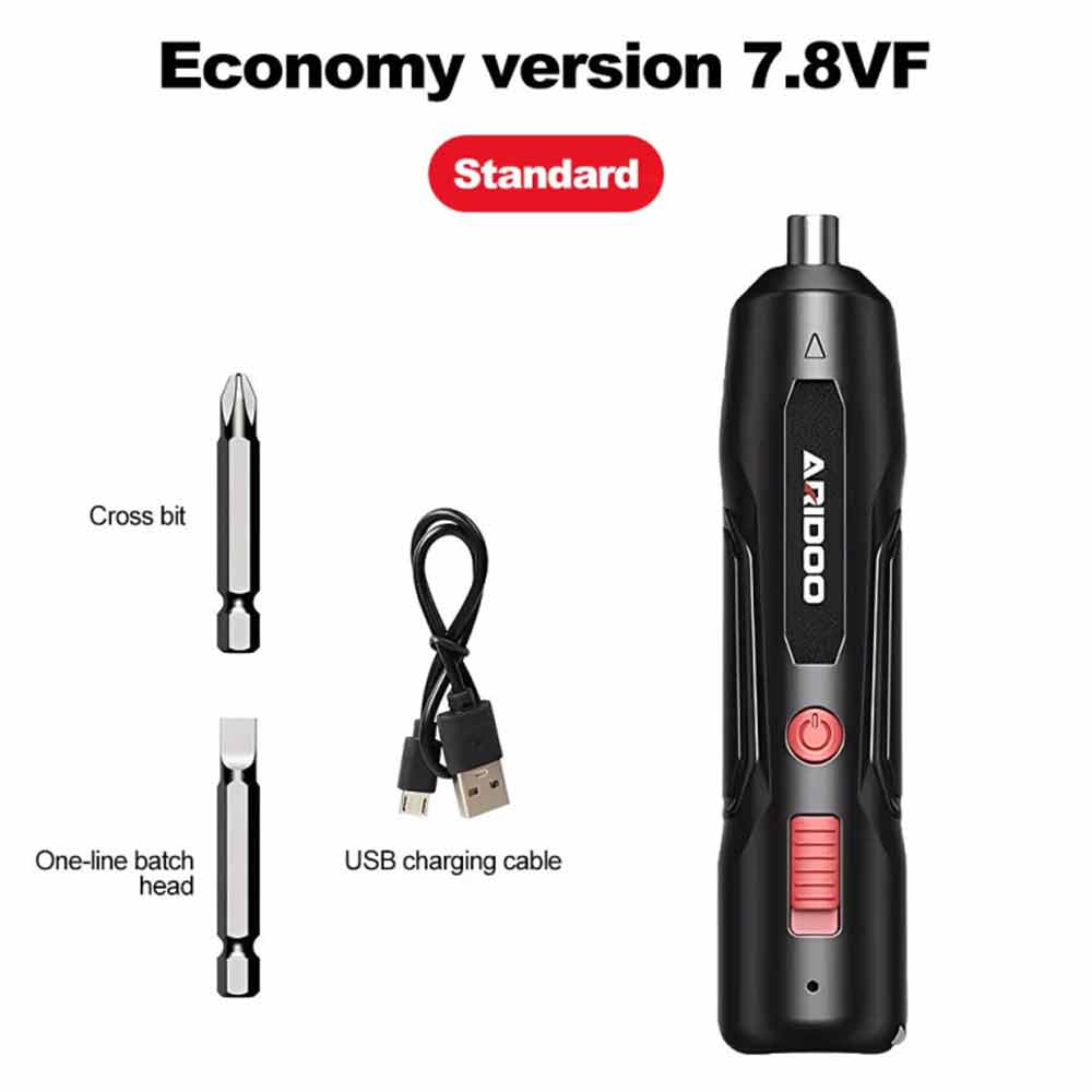 Mini Rechargeable Cordless Electric Screwdriver Drill USB Charging Power Tool