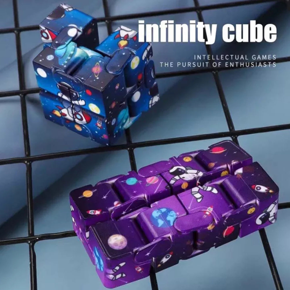 Infinity Cube Toy Finger Anxiety Stress Relief Cube Blocks Kids Funny Toys