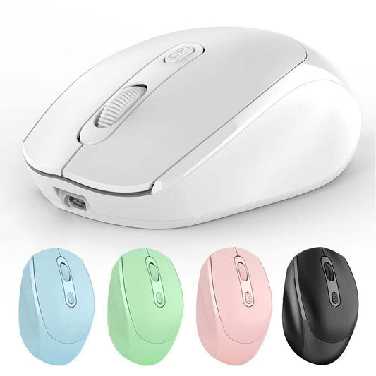 2.4GDual Mode Wireless Bluetooth Mouse Rechargeable Silent Ergonomic forLaptopPC