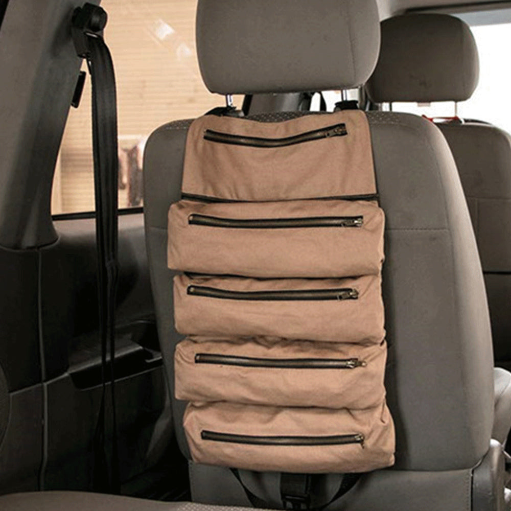 Large Car Repair Tools Home Hardware Tool Wrench Roll Up Bag Organizer Canvas