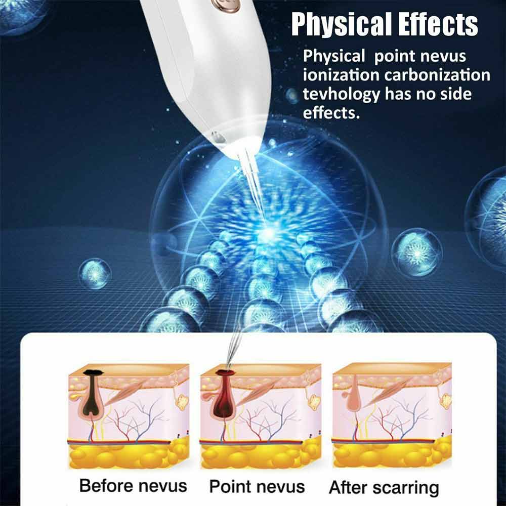 Laser Plasma Pen Freckle Remover Machine LCD Skin Mole Wart Dark Spot Removal