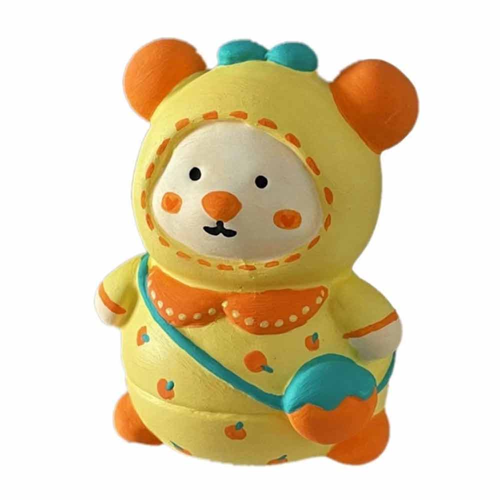 10 Mini Plaster Bears – Paint Your Own DIY Decorations, Craft Kit for All Ages