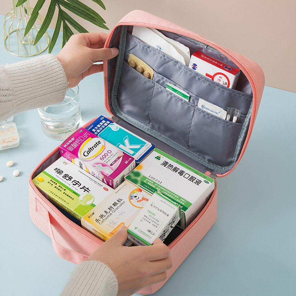Portable Medicine Bags Emergency Medical Storage Box Handbag first aid Organizer