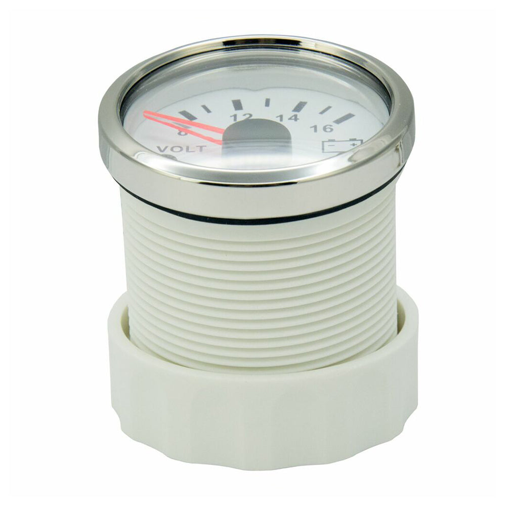 KUS Boat Voltmeter Marine Battery Gauge Car Truck RV Range 8-16V 52mm