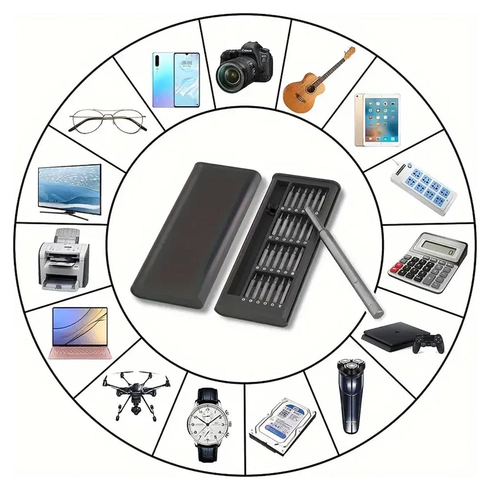 25-in-1 Magnetic Precision Screwdriver Set – Laptop, PC, Phone & Electronics Repair Tool Kit