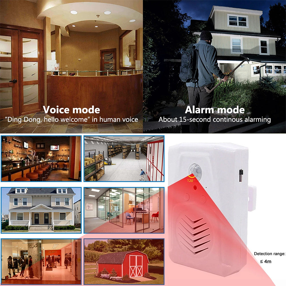 Motion Sensor MP3 Audio Player – Infrared Welcome Music Sound, Loud Speaker, Mini