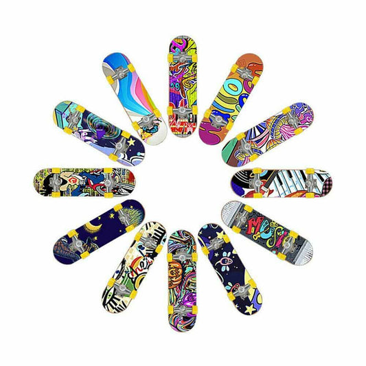 Mini Skate Board Set  DIY Tech Deck Toy Complete Fingerboard Finger Kids ToyGift