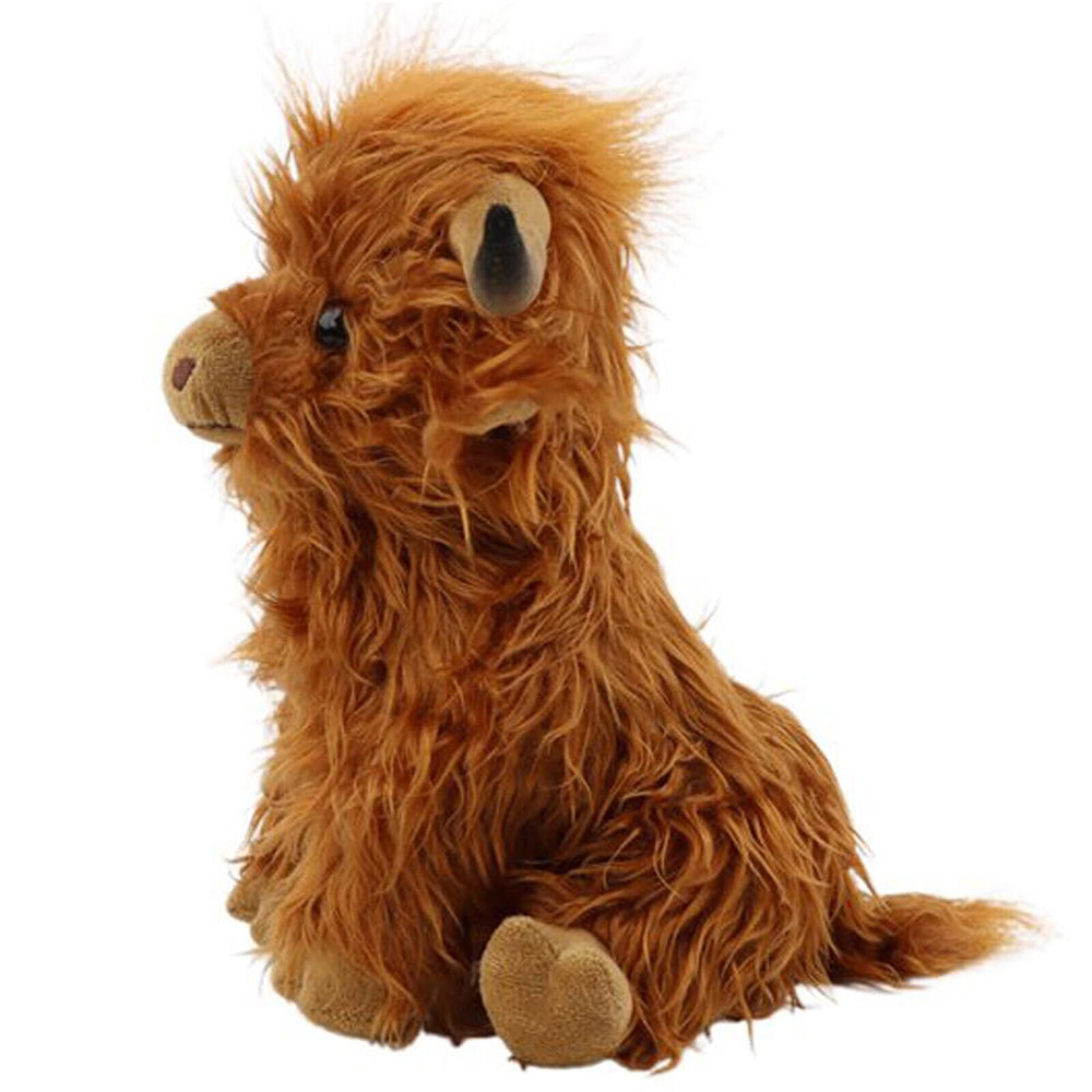 9.8INCH Simulation Highland Cow Animal Stuffed Plush Doll Toy Kids Birthday Gift