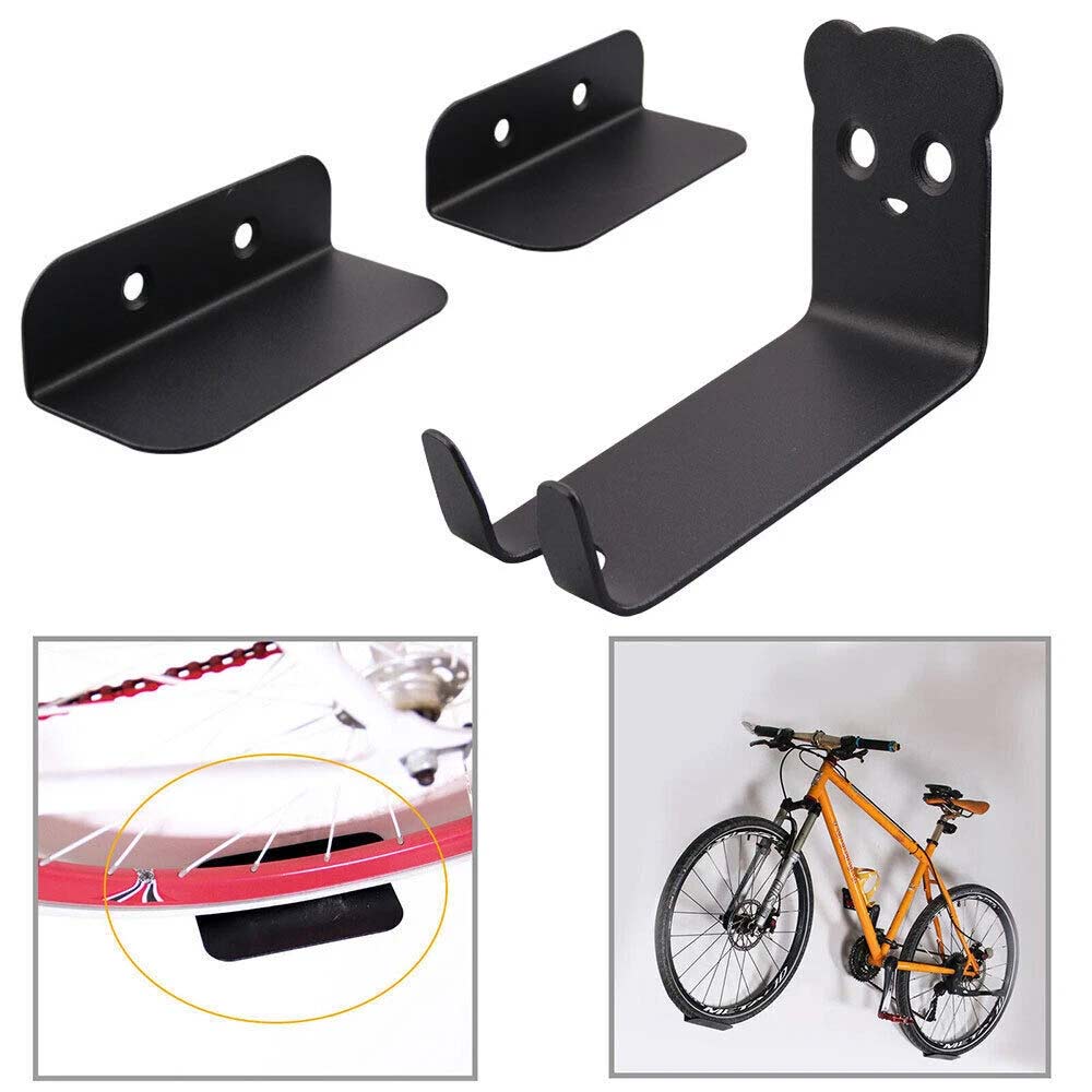 Bike Rack Wall Mount - Garage Bicycle Storage Hanger Hook Holder for Indoor