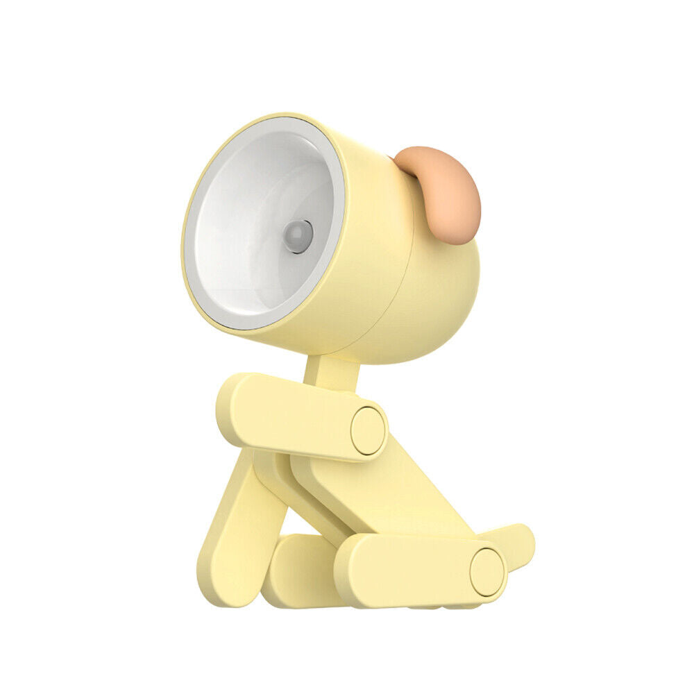 Cute Folding Animal Pet Light  Mini LED Night Light Cartoon Table Lamp Room Decor