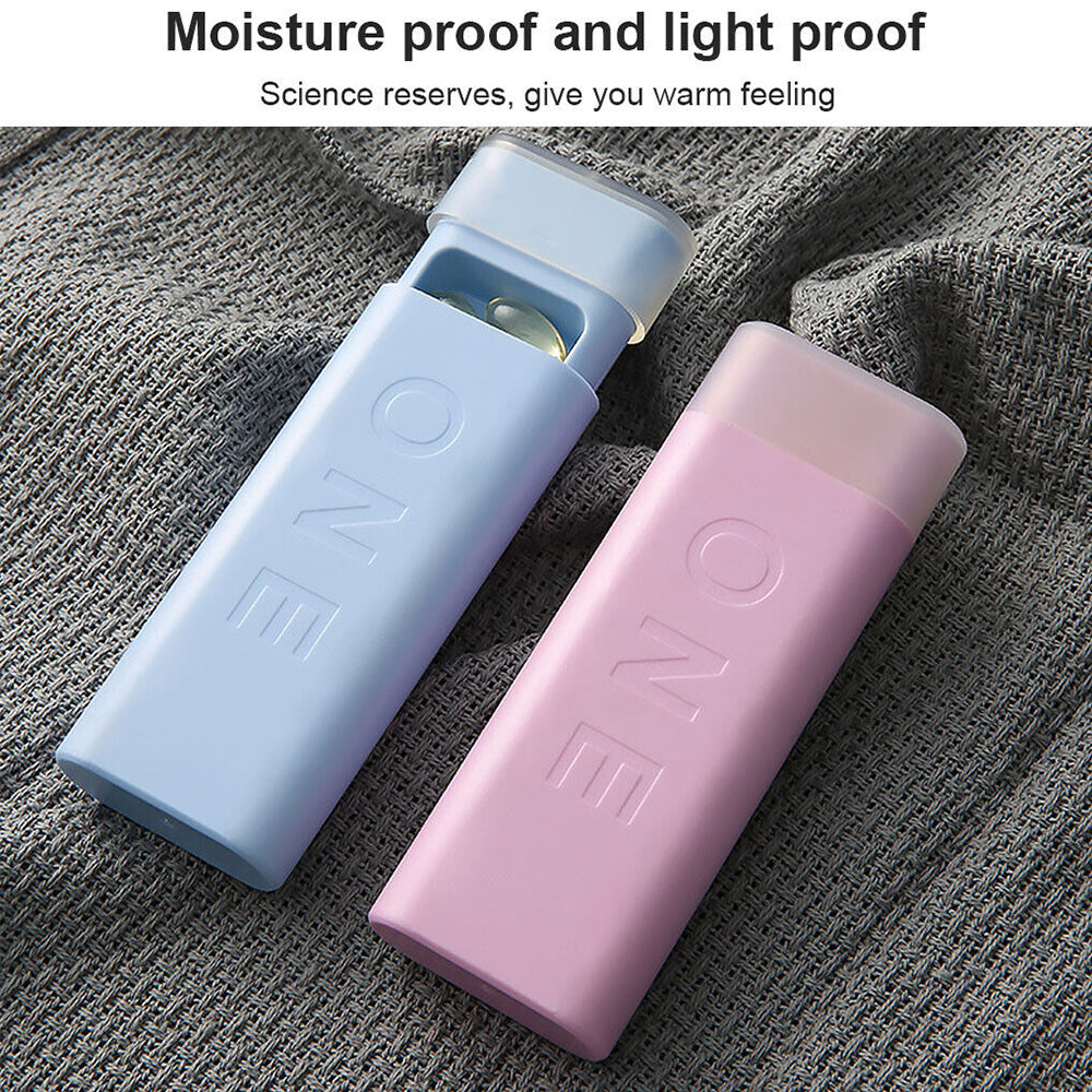 Mini Pocket Daily Medicine Tablet Case Dispenser Container Pill Box Organizer