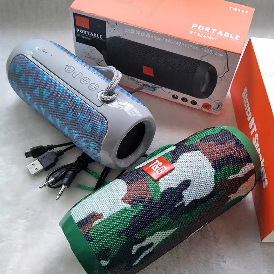 Portable Wireless Bluetooth USB Speaker – Mini Outdoor Speaker with TF Card & FM Radio