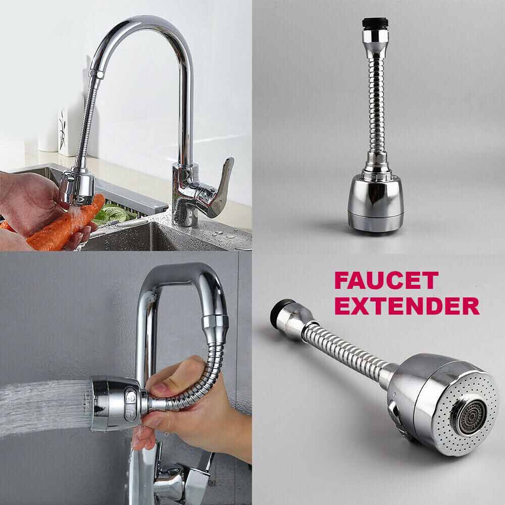 360° Saving Kitchen faucet extender Aerator Spray Sprayer Sink Tap Head Water
