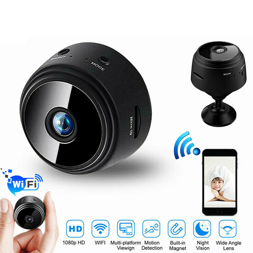 Mini Wifi Wireless IP Spy Hidden Camera 1080P HD Security Cam Network Monitor