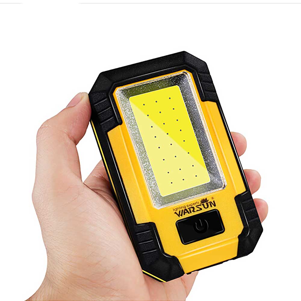 Work Light RECHARGEABLE COB LED Workshop Workbench Magnetic Mechanic Boat 1200Lm