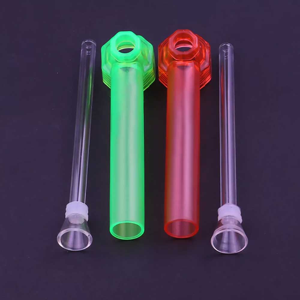 2pcs Portable Pipe Toppuff Bottle Converter Top Puff Reusable crew-On Water Pipe