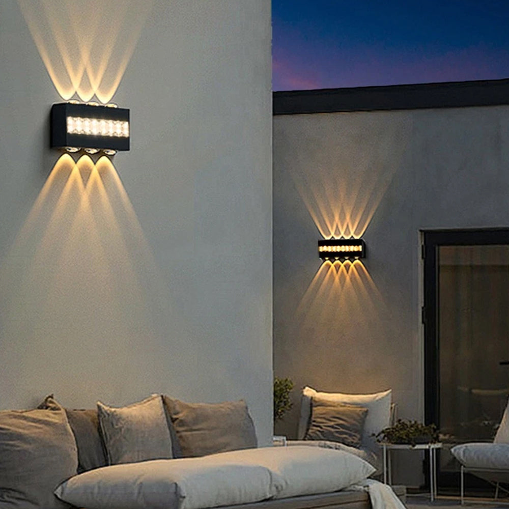 Modern LED Wall Light – IP65 Waterproof 10W Up/Down Sconce for Garden/Patio