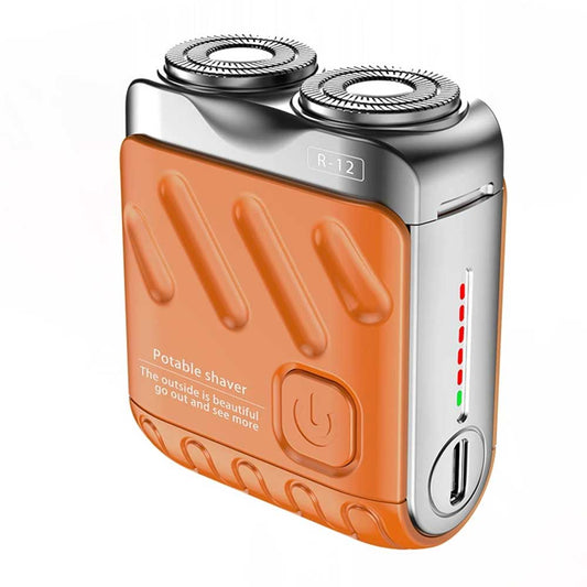 Ultra Clean Double Head Razor Washable Mini Shaving Electric Shaver Beard