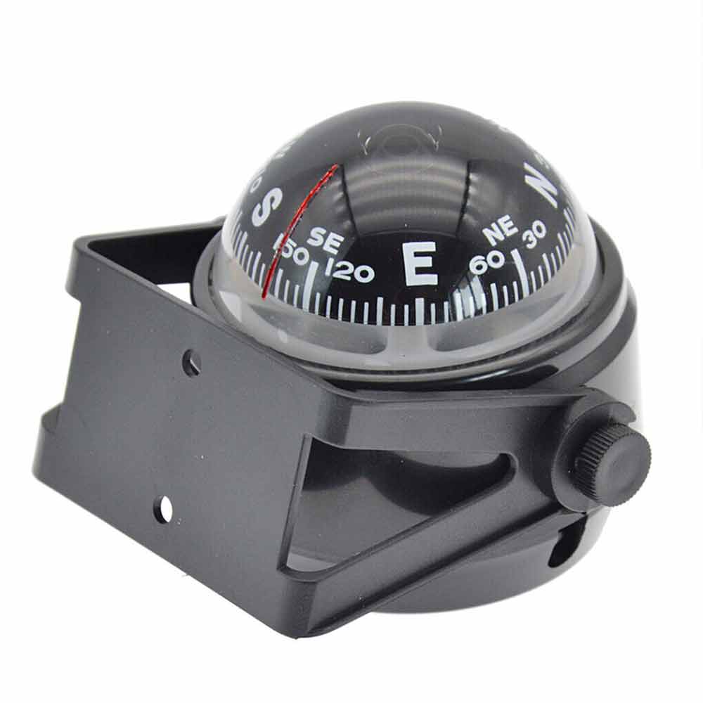 Marine Compass with Mount for Sail Ship Vehicle Outdoor Car Boat Navigation Tool