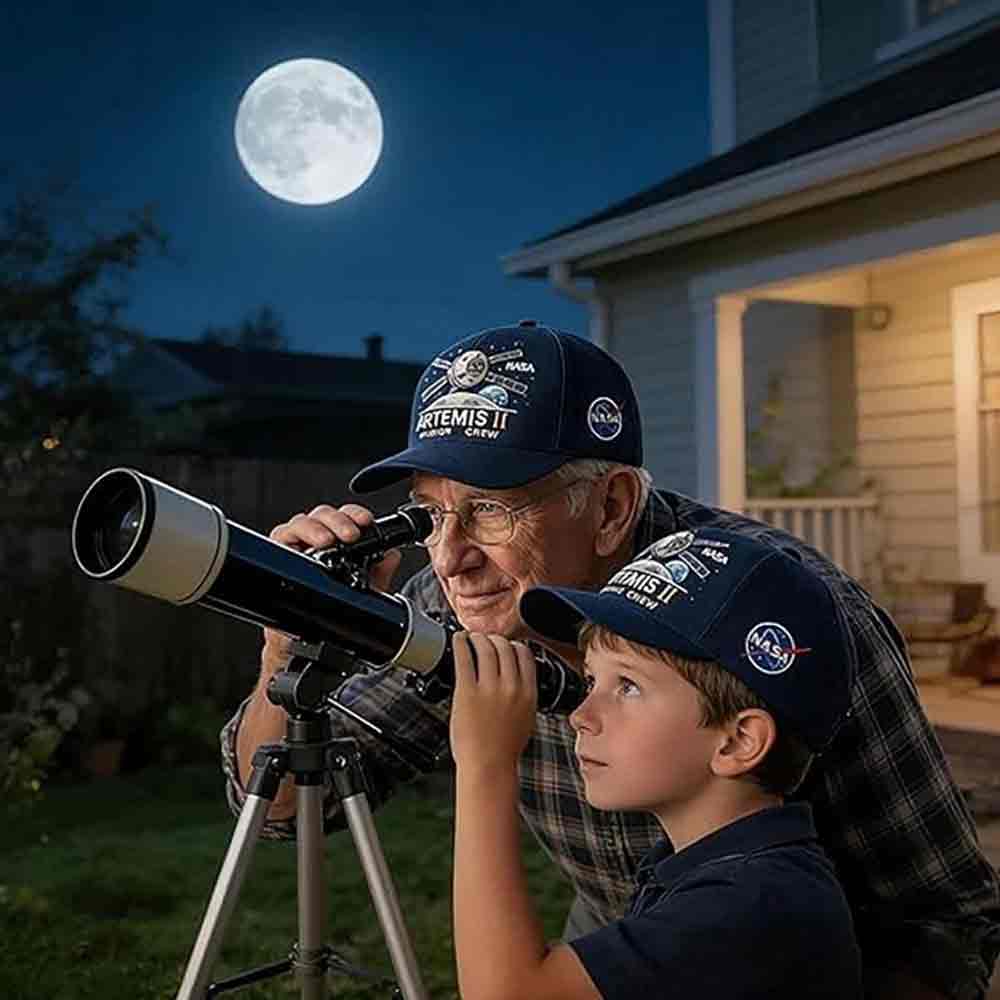 Artemis II Lunar Mission Commemorative Cap – 2026 Back to the Moon Space Hat
