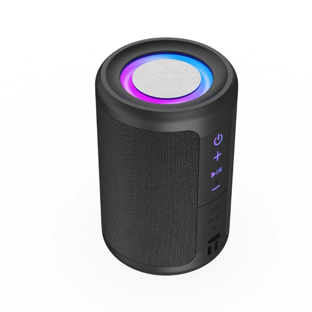 Wireless Mini Speaker – RGB LED, Deep Bass, TWS Pairing, Portable Bluetooth Sound