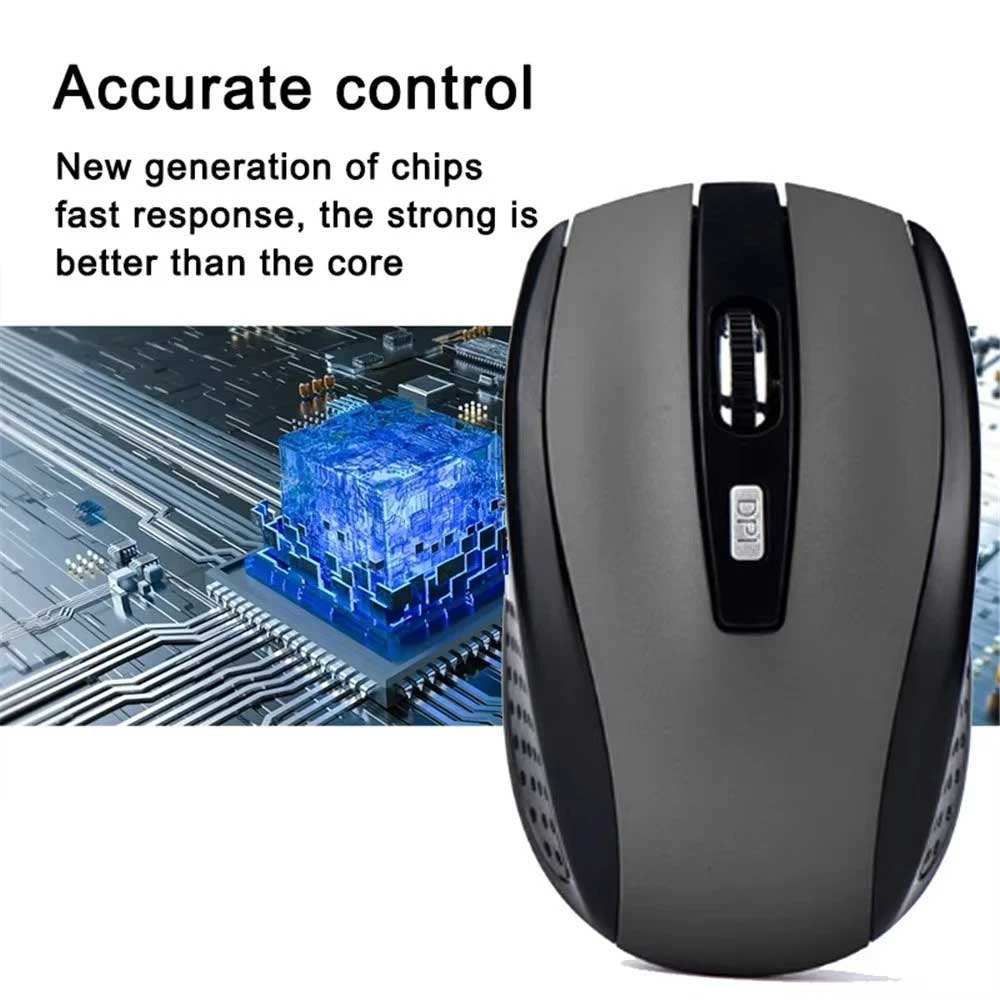 6D Optical Wireless Mouse 2.4G Wireless Mouse 2.4Ghz Mouse Boxed