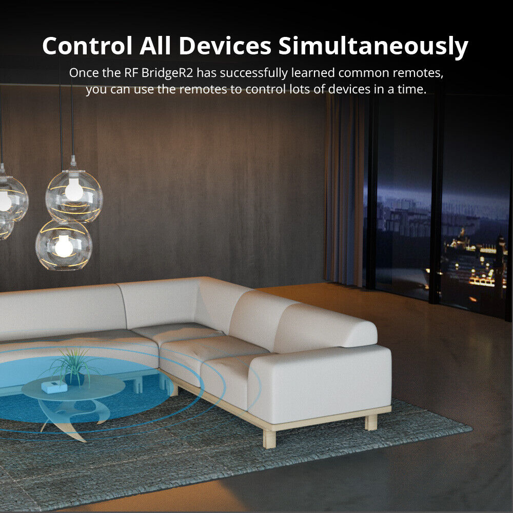 SONOFF RF Wireless Bridge R2 Gateway 433MHz Smart Remote Controller Smart Scenes