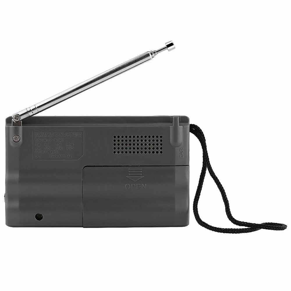 Pocket AM FM Radio – Portable Mini Travel Radio with Built-in Stereo Speaker