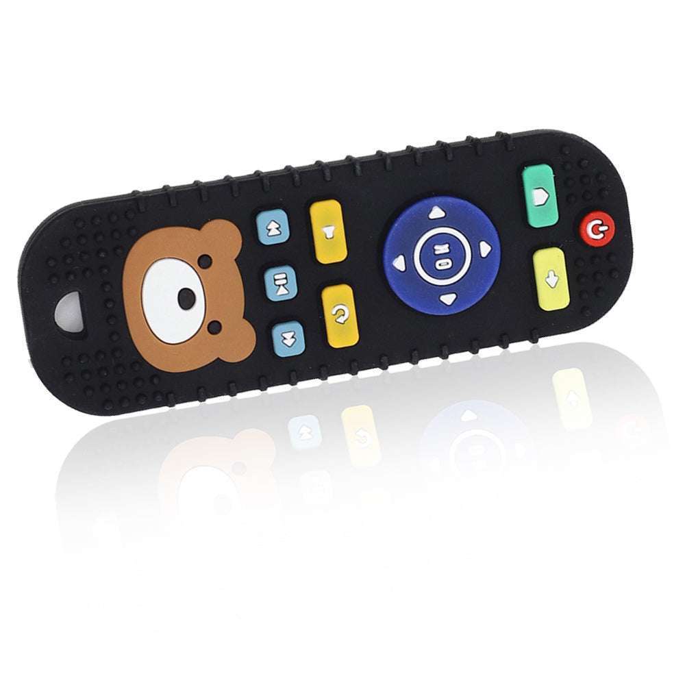 Silicone Teething Remote Control Toy - Soft Chew Teether for Soothing Gums