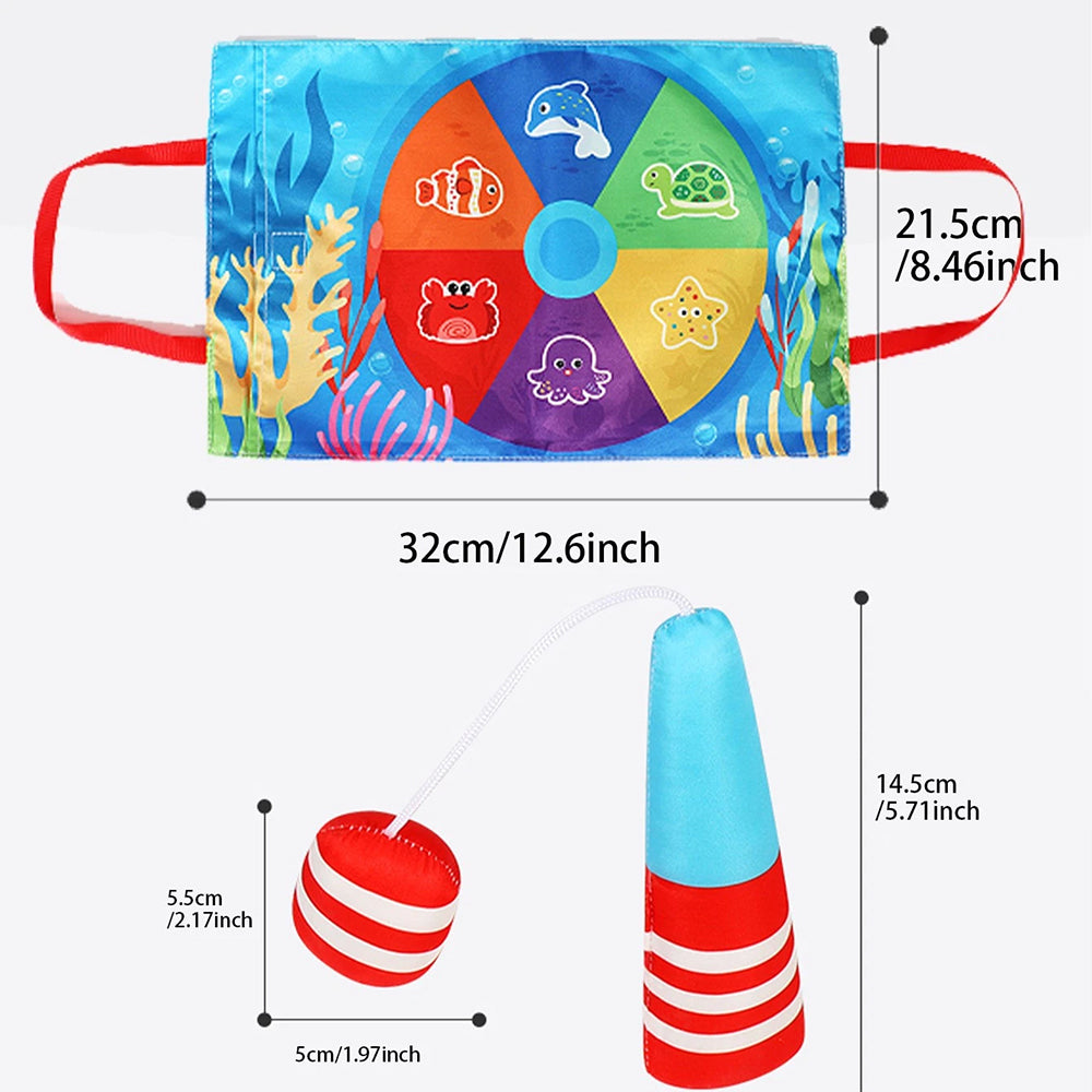 Montessori Fishing Toy – Fabric Sensory Game for Early Learning & Motor Skills