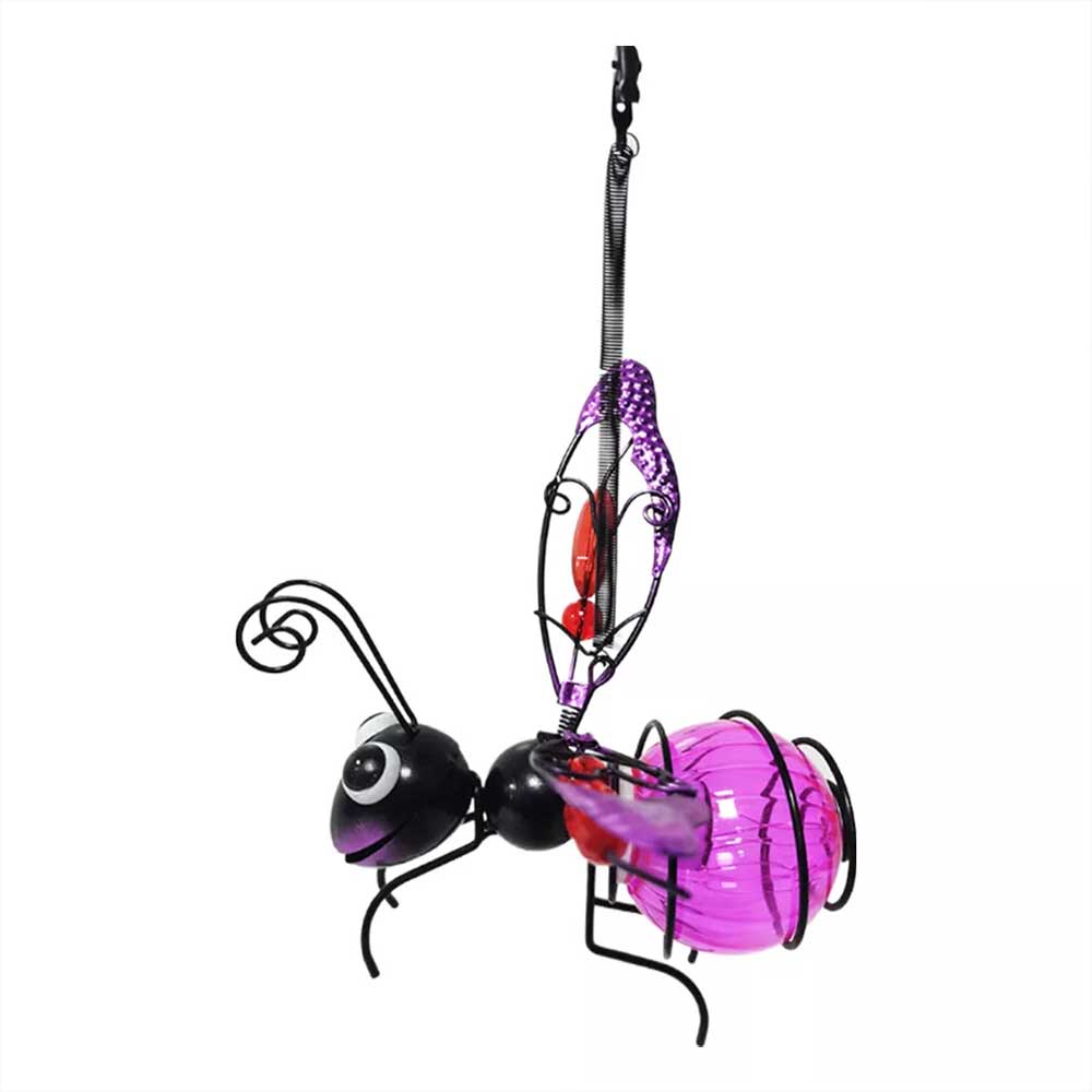 Solar Hanging Bee Light Waterproof Outdoor Hanging Tree Ornament Garden Decor