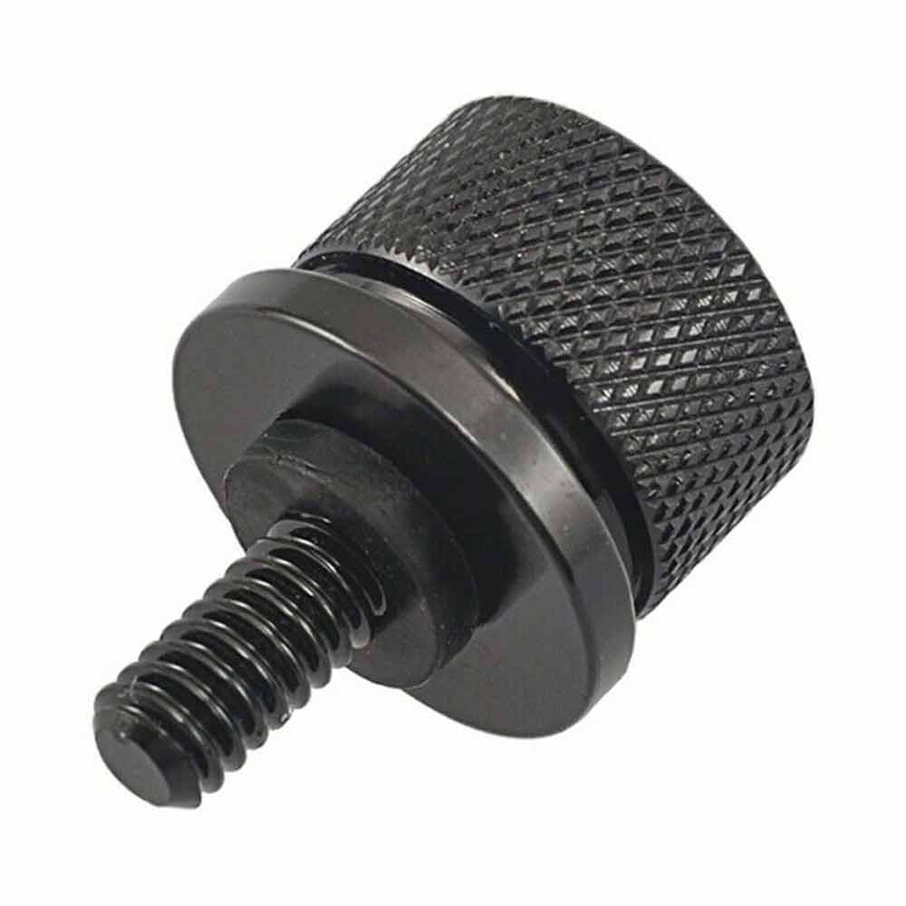 6mm Black For Seat Bolt Tab Screw Mount Knob Cover High Quality For Harley