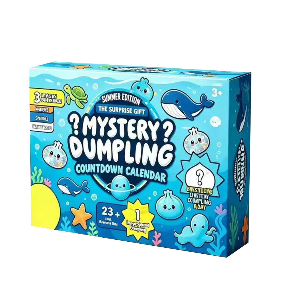 Mystery Dumpling Blind Box – 24-Day Advent Calendar Squishy Bao Bun Stress Relief