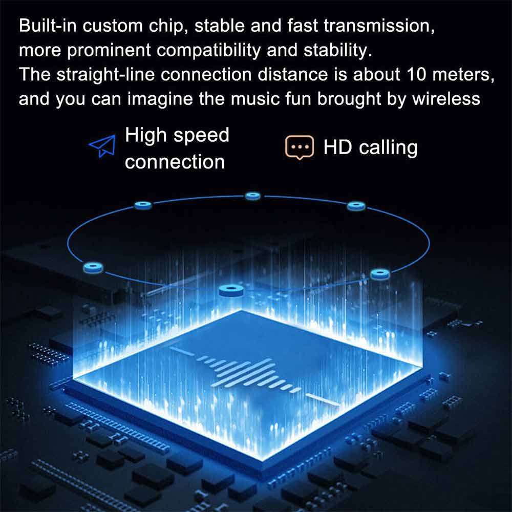 Portable Wireless Bluetooth Speaker High-Fidelity Speaker Rechargeable Subwoofer