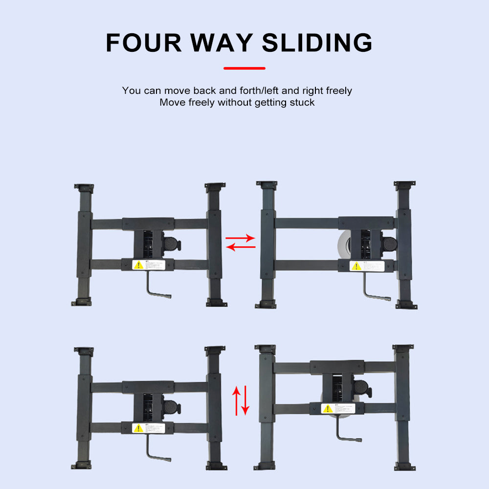 Adjustable Boat RV  Table Leg | Height Lift & 360° Swivel Pedestal for Caravan