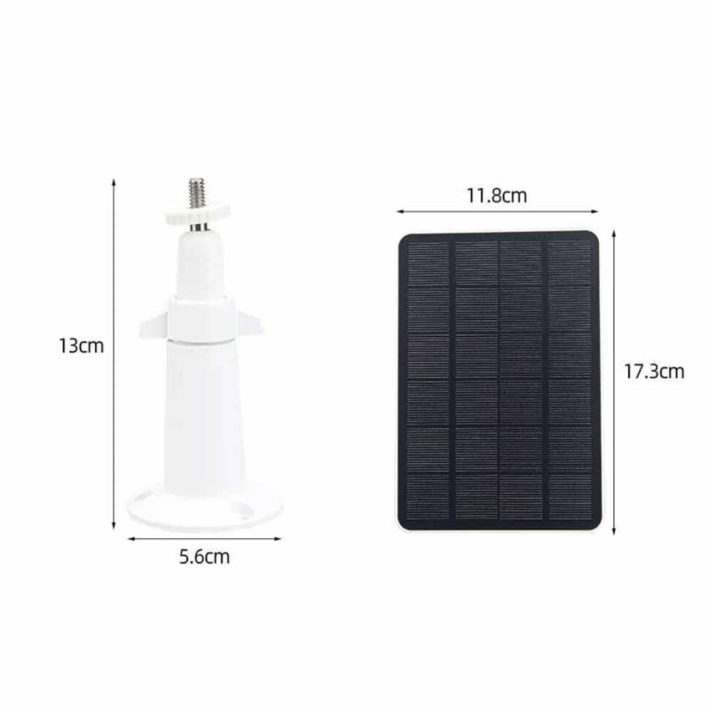 Solar Panel Outdoor Camera Security Cam Micro USB Battery Charger 5V 3m Cable