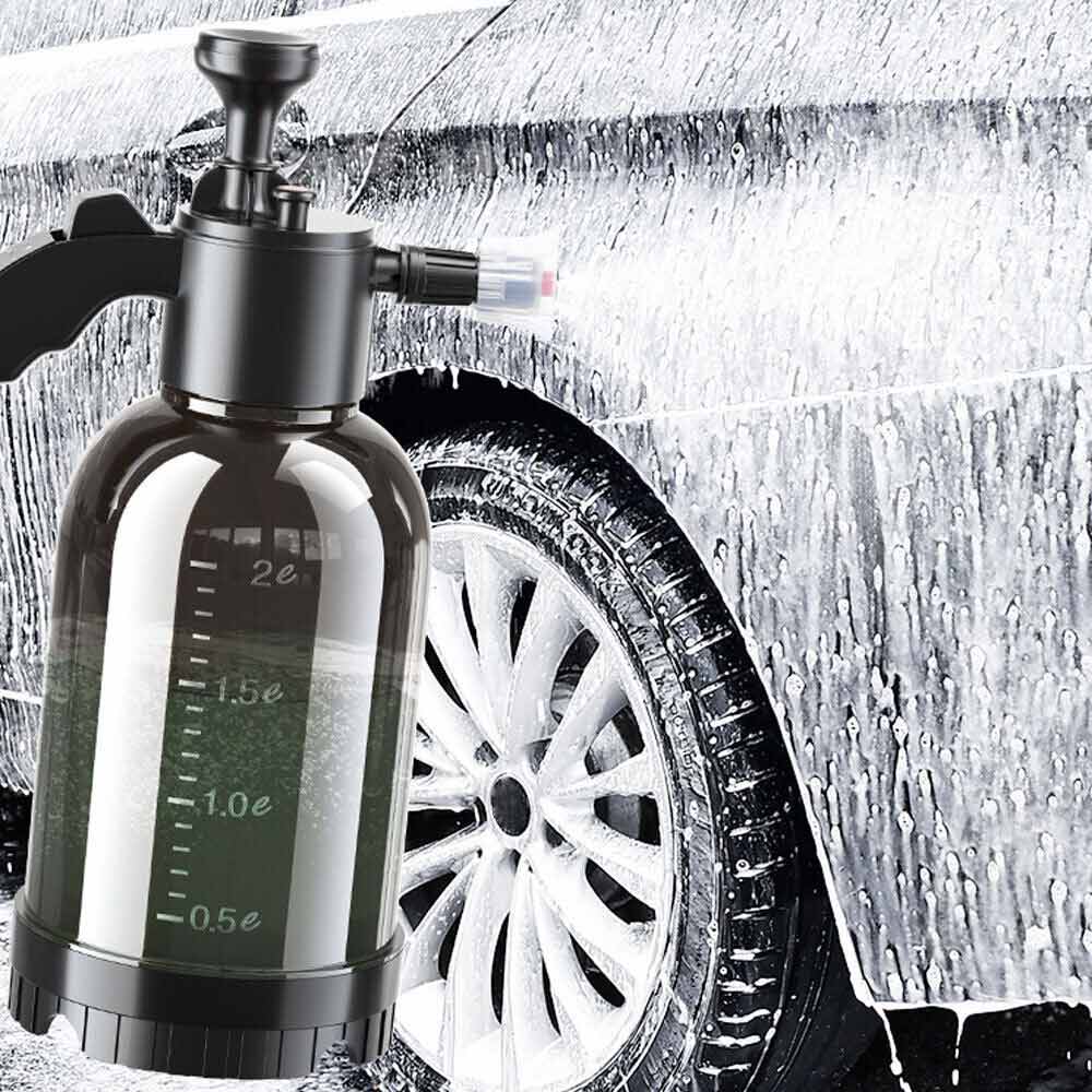 2L Hand Held Pump Wash Spray Bottle Car Wash Foam Sprayer Snow Foam Detailing