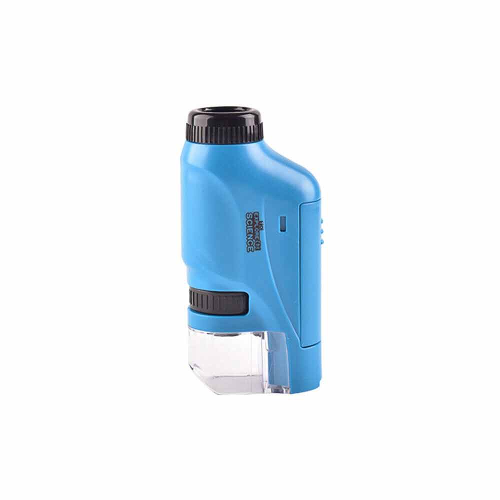 60X-120X Kids Pocket Microscope Handheld Magnification Lens with LED Lighted