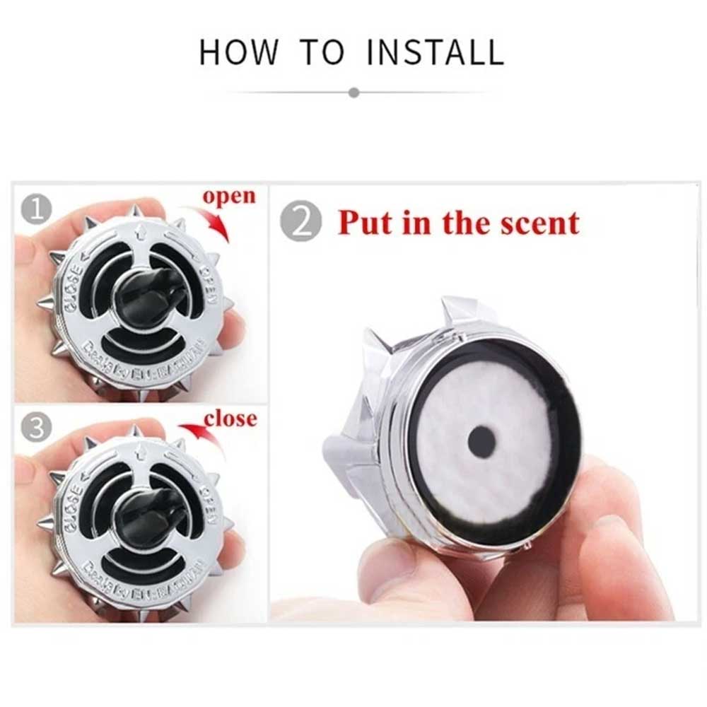 Cool Bulldog Car Air Freshener - Creative Dog Face Air Vent Clip for Car Interior