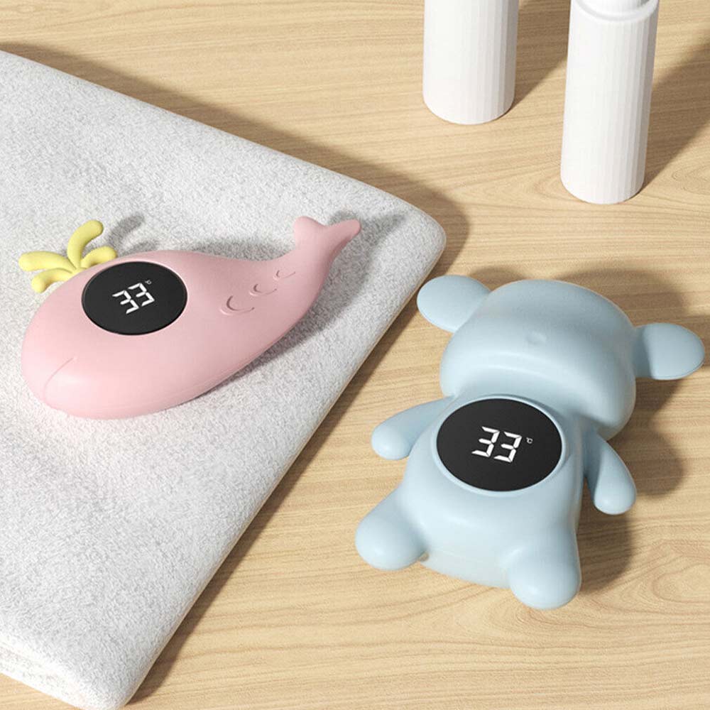 Infant Bath Tub Water Temperature Tester Cute Animal Shape LCD Thermometer Toy