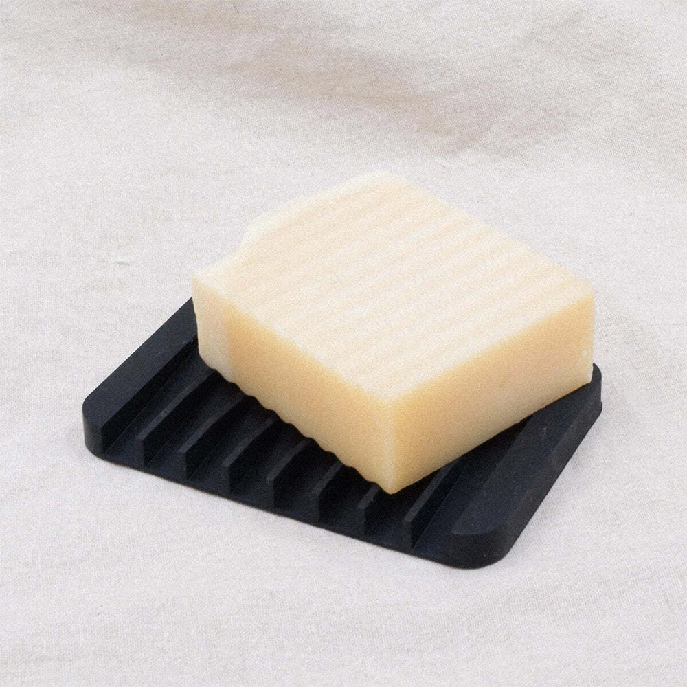 3-Pack Silicone Soap Holder – Bathroom Soapbox with Drainage Tray for Kitchen